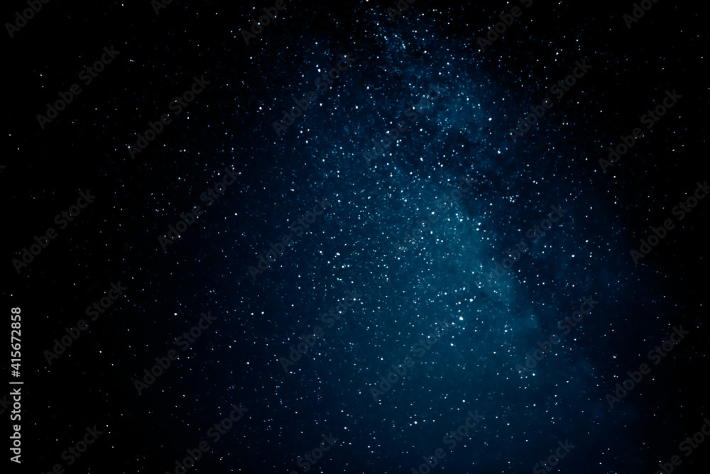 Fototapeta premium Night sky with stars. Dark night sky.