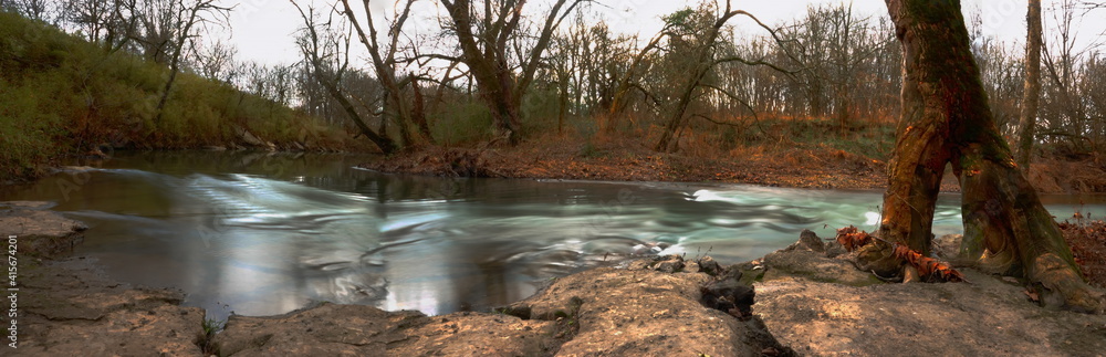 calming river