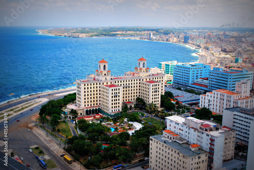 Canvas Print Luxury Hotel Nacional Havana Cuba