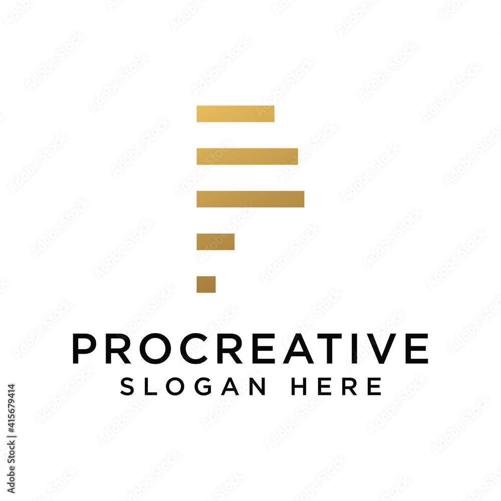Letter P logo icon design template elements - vector sign Letter P logo icon design template elements - vector sign