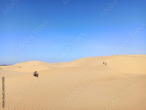 sand dunes in the desert