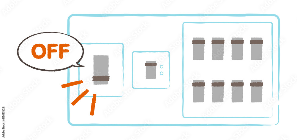 simple illustration of a breaker simple illustration of a breaker