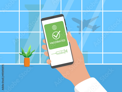 passport vaccine document covid19 coronavirus, Immunity vaccinated passport for travel during Coronavirus pandemic concept.