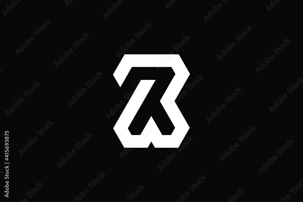 Minimal Innovative Initial BR logo and RB logo. Letter BR RB creative elegant Monogram. Premium Business logo icon. White color on black background Minimal Innovative Initial BR logo and RB logo. Letter BR RB creative elegant Monogram. Premium Business logo icon. White color on black background