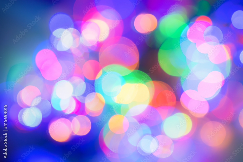 Abstract background with bokeh defocused light