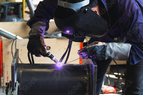 welder at work