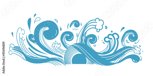 Ocean wave vector