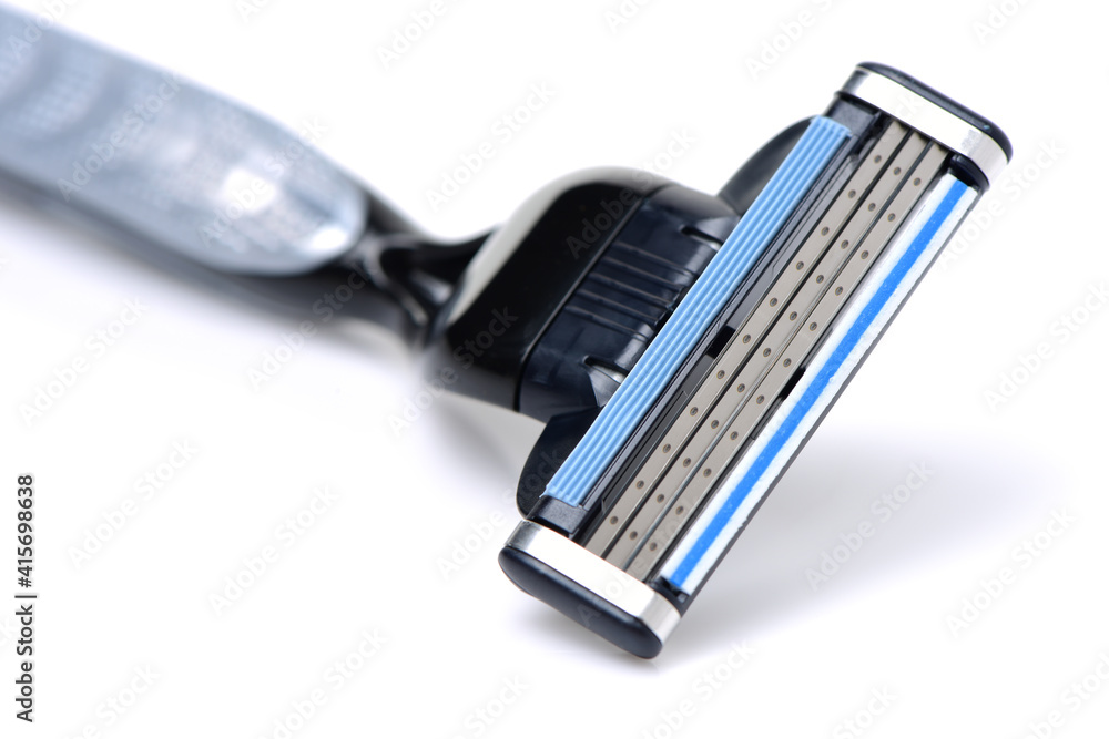 Shaving Razor on a White Background Shaving Razor on a White Background