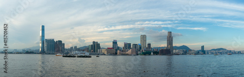 Hong Kong Cityscape Skyline.