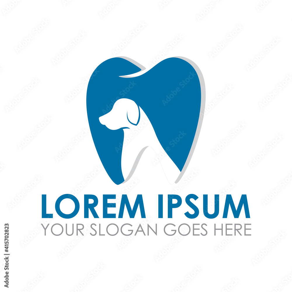 pet dental vector , clinic logo pet dental vector , clinic logo