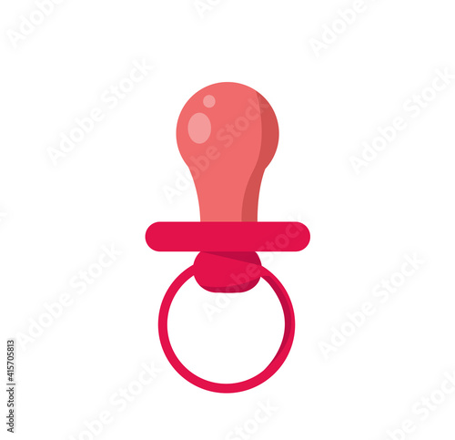 baby pacifier icon vector illustration