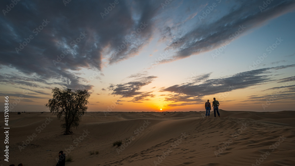 Dubai Desert Sunset