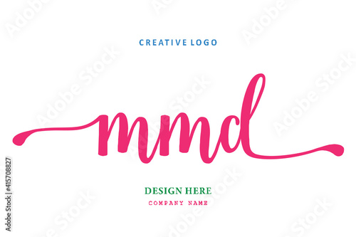 MMD lettering logo is simple, easy to understand and authoritative