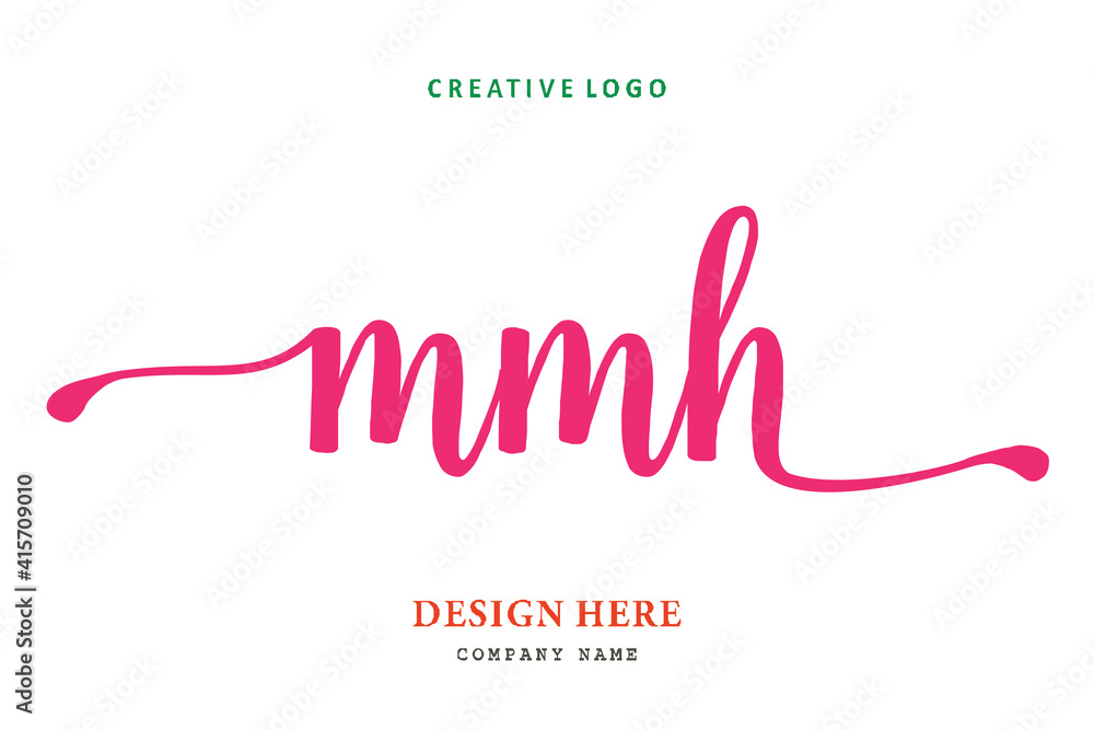 MMH lettering logo is simple, easy to understand and authoritative MMH lettering logo is simple, easy to understand and authoritative