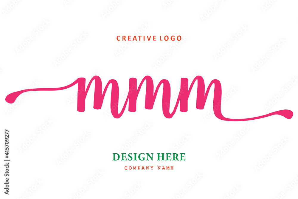 MMM lettering logo is simple, easy to understand and authoritative MMM lettering logo is simple, easy to understand and authoritative