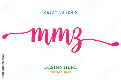 MMZ lettering logo is simple, easy to understand and authoritative