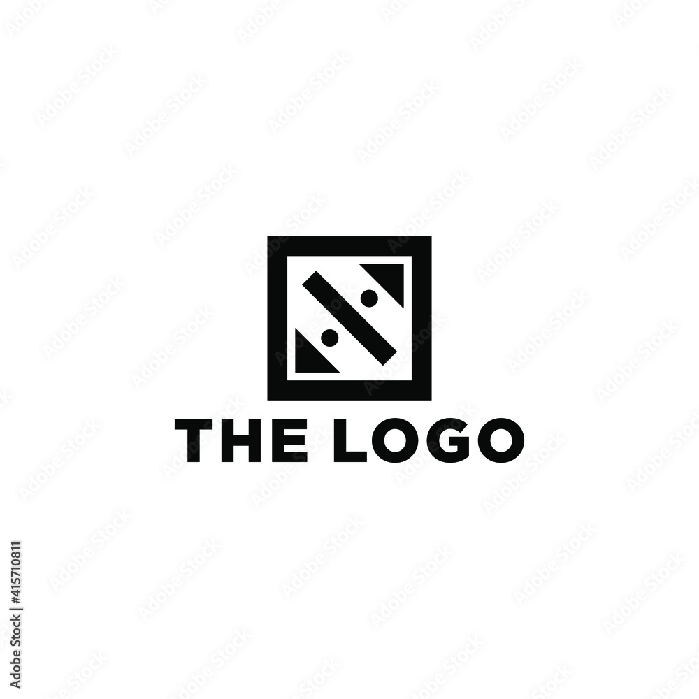 Abstract Geometric Logo Concept Vector. Abstract Simple Logo Template. Abstract Geometric Logo Concept Vector. Abstract Simple Logo Template.
