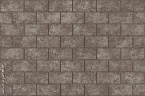 concrete brick tile design