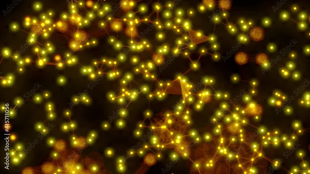 plexus lines and dot particle blockchain loop animation plexus lines and dot particle blockchain loop animation