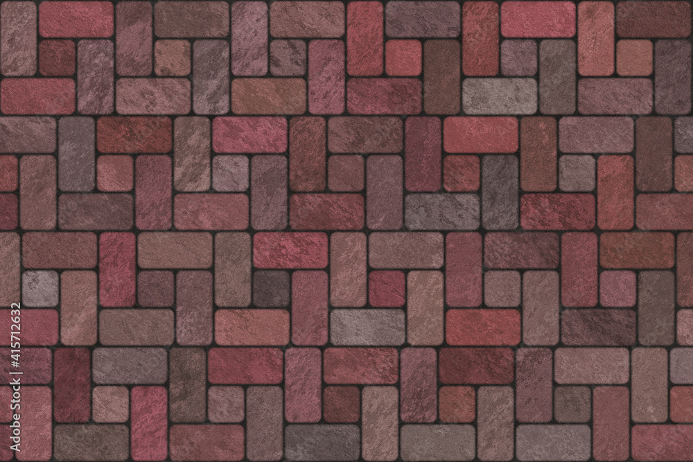 Obraz premium marble wall brick tile