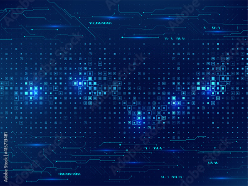 Wallpaper Mural Abstract technology background Torontodigital.ca