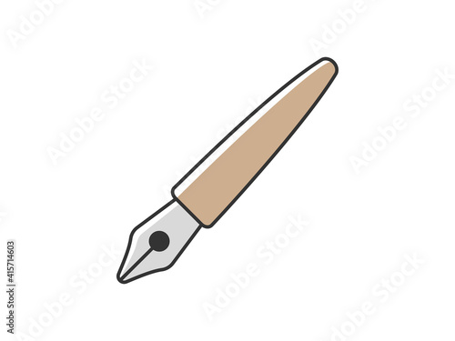 漫画家用のペンのイラスト