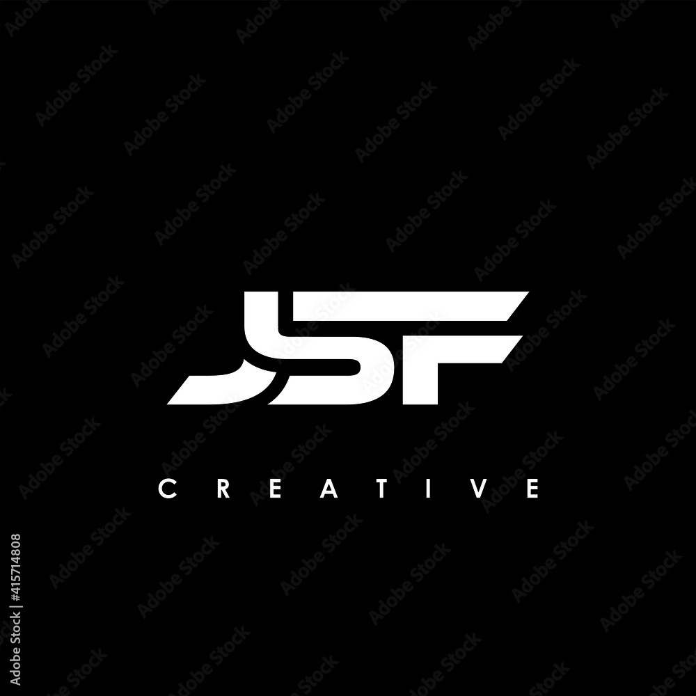 JSF Letter Initial Logo Design Template Vector Illustration JSF Letter Initial Logo Design Template Vector Illustration