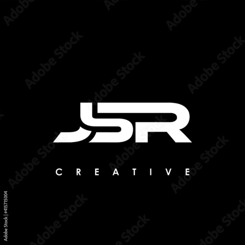 JSR Letter Initial Logo Design Template Vector Illustration