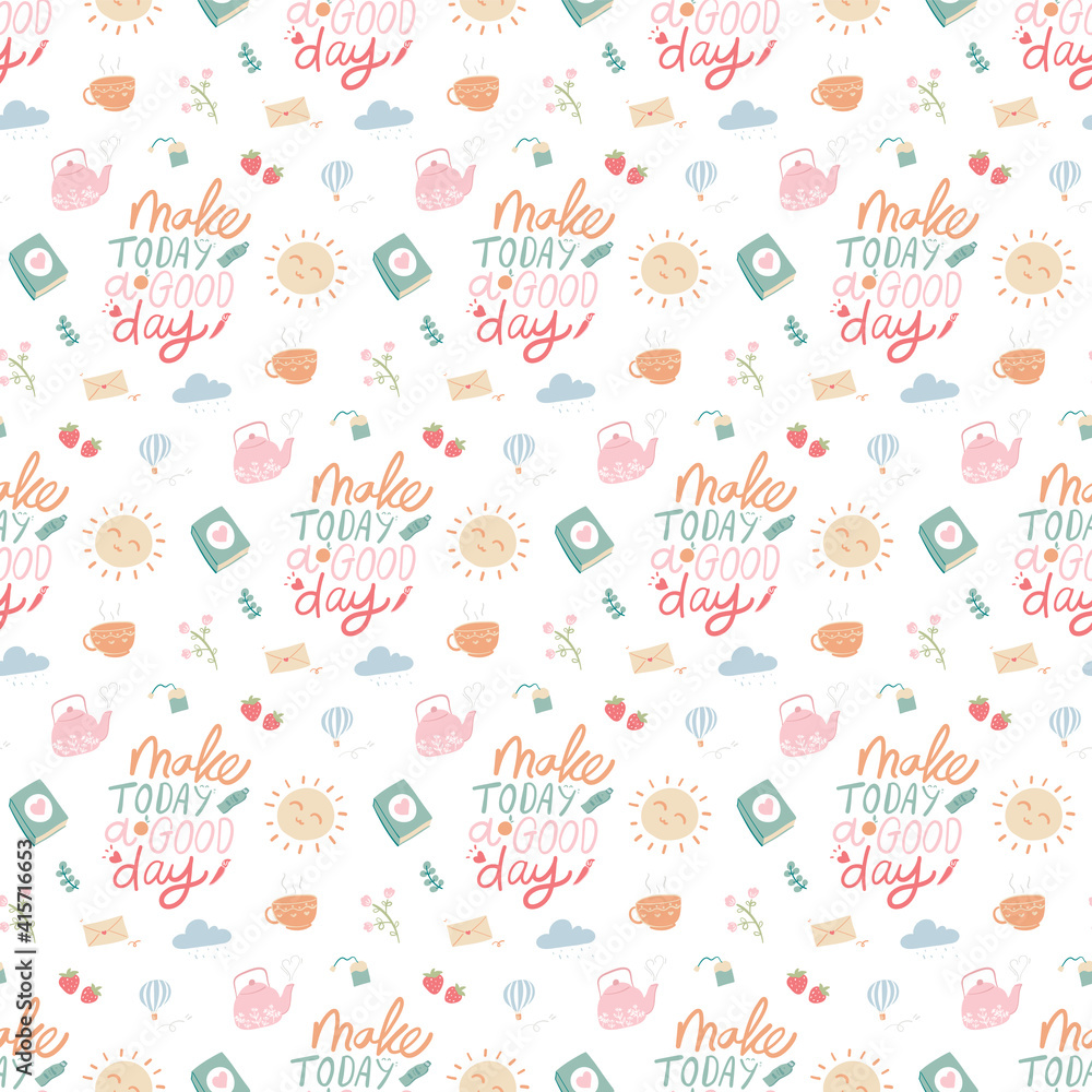 seamless pattern with hand drawn and calligraphy background seamless pattern with hand drawn and calligraphy background