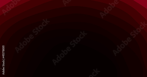 Abstract red modern wave li...