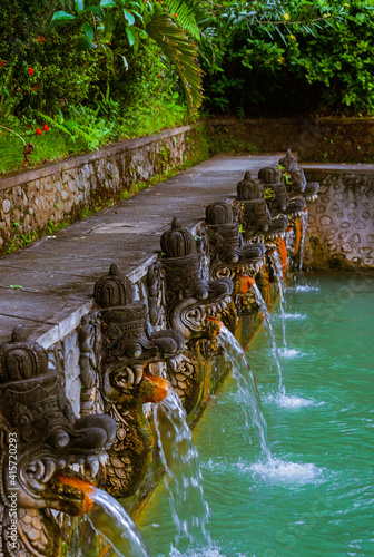 Obraz na płótnie Hot spring Air Panas Banjar - Bali Island Indonesia w salonie