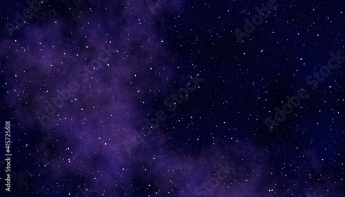 night sky and nebulae background