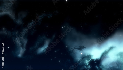 Fototapeta Naklejka Na Ścianę i Meble -  night sky and nebulae background