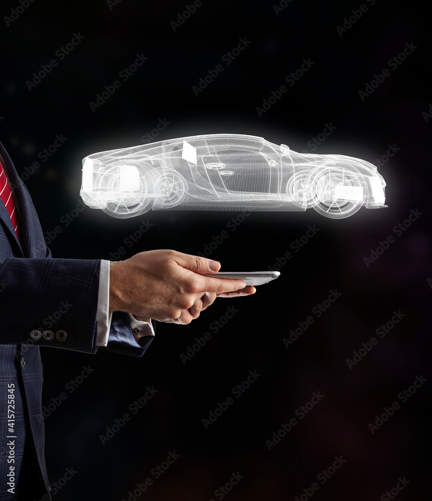 Professional Automotive Designer presenting on 3D CAD Software ...