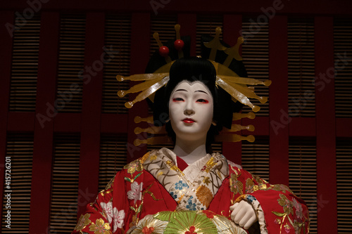 Obraz na plátně A well-made geisha doll （Oiran)