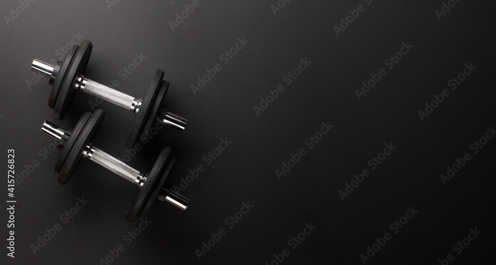 Dumbbells. Sport, fitness and healthy lifestyle Dumbbells. Sport, fitness and healthy lifestyle