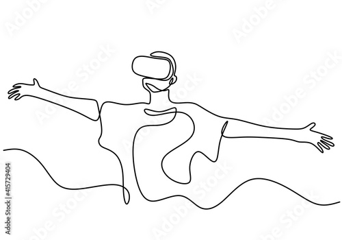 One continuous line drawing...