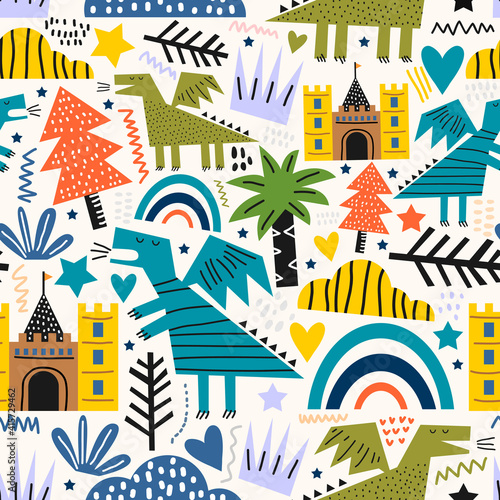 Cute dragonfly dinosaur mon...