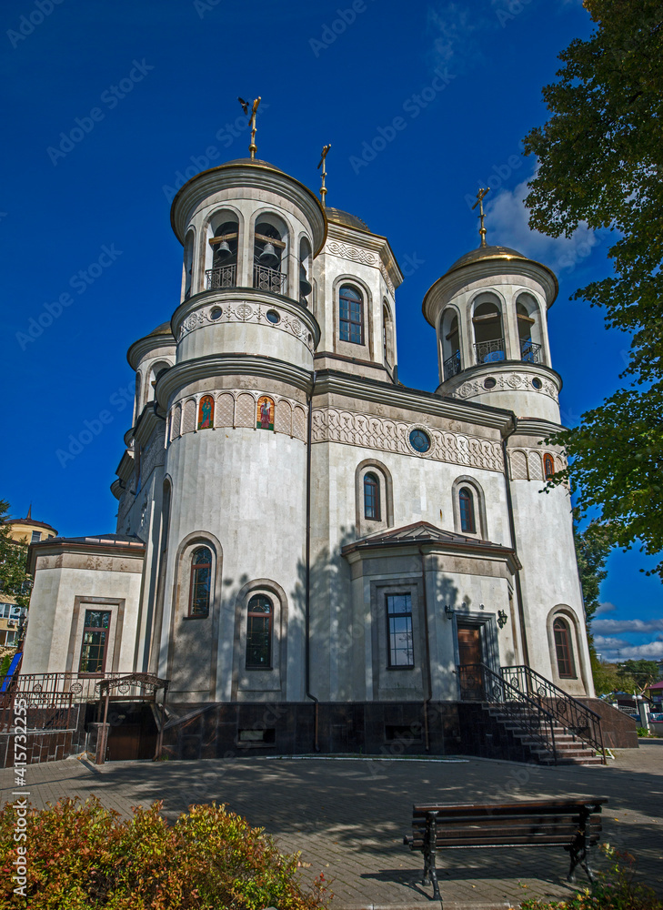 Ascension Christi cathedral in the city of Zvenigorod, Russia