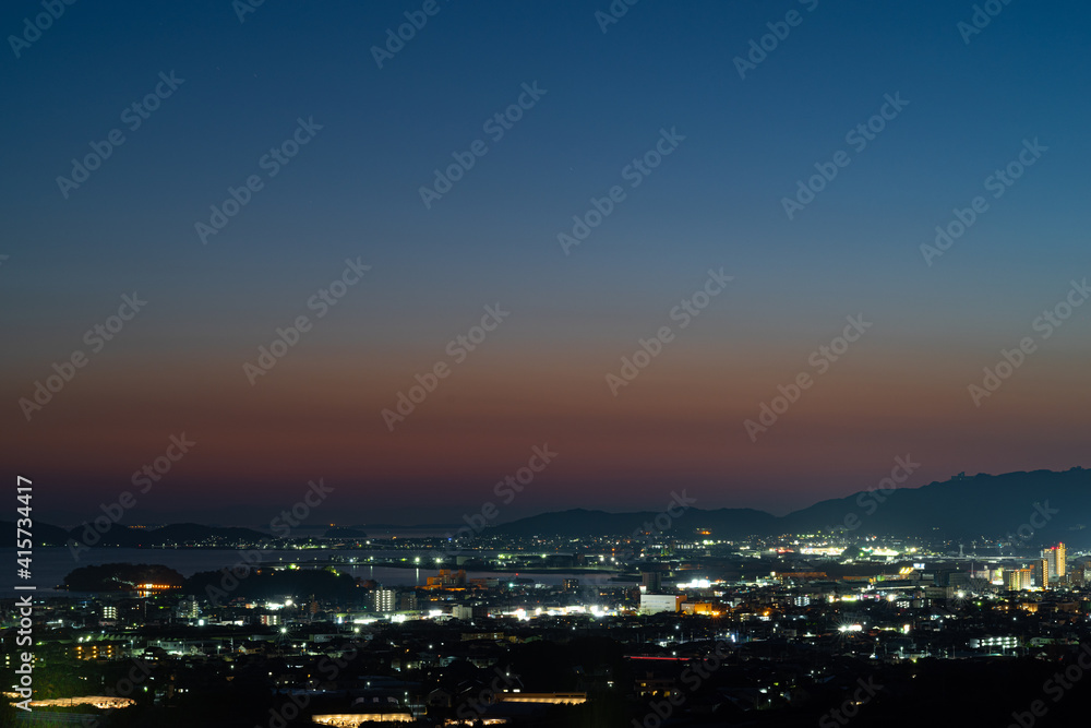 蒲郡の夜景 蒲郡の夜景