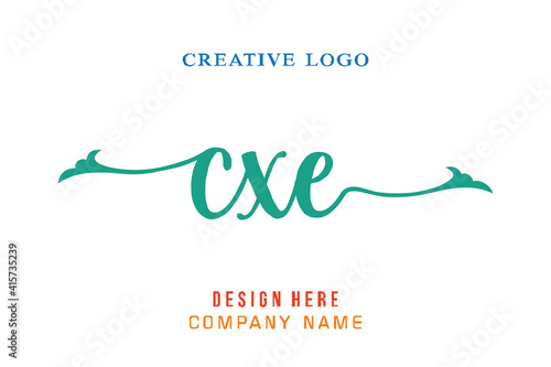CXE lettering logo is simple, easy to understand and authoritative