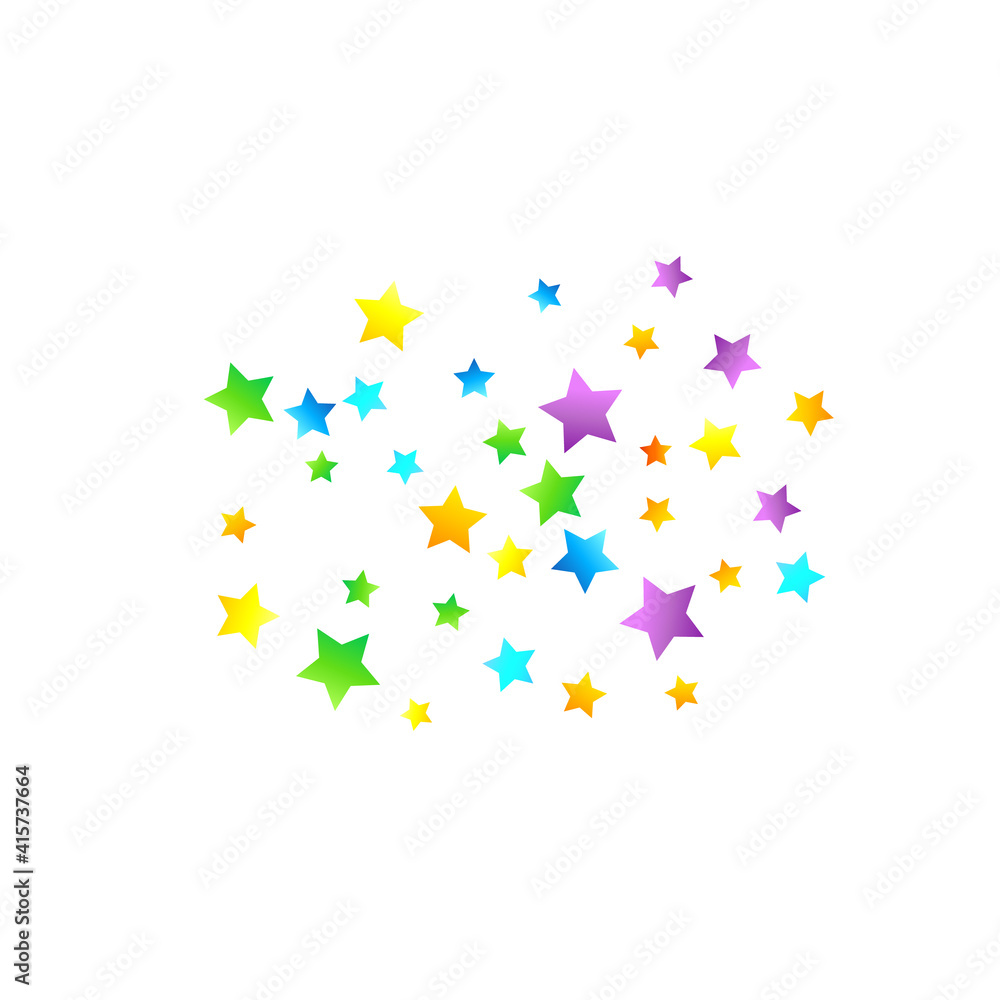 Rainbow Festive Confetti. Carnival Star Falling. Rainbow Festive Confetti. Carnival Star Falling.