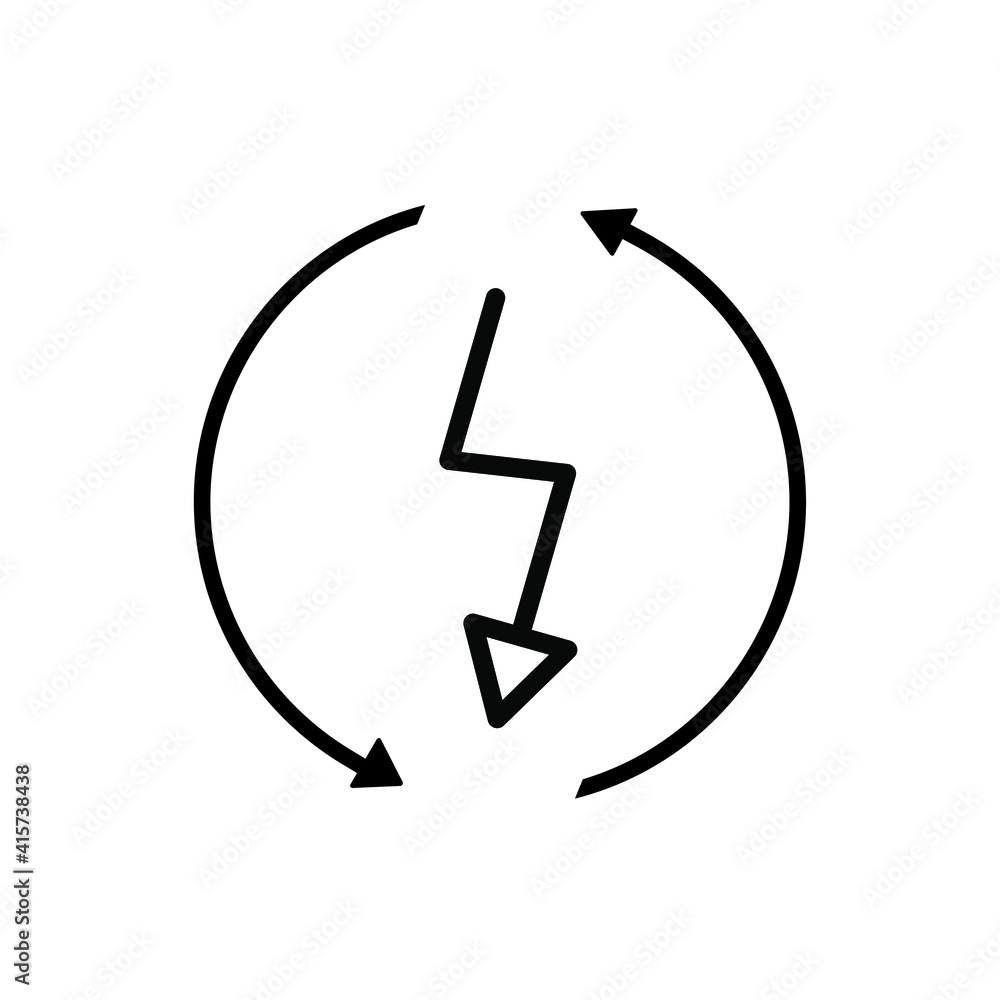 Renewable energy vector icon. Green energy illustration sign or symbol. Renewable energy vector icon. Green energy illustration sign or symbol.