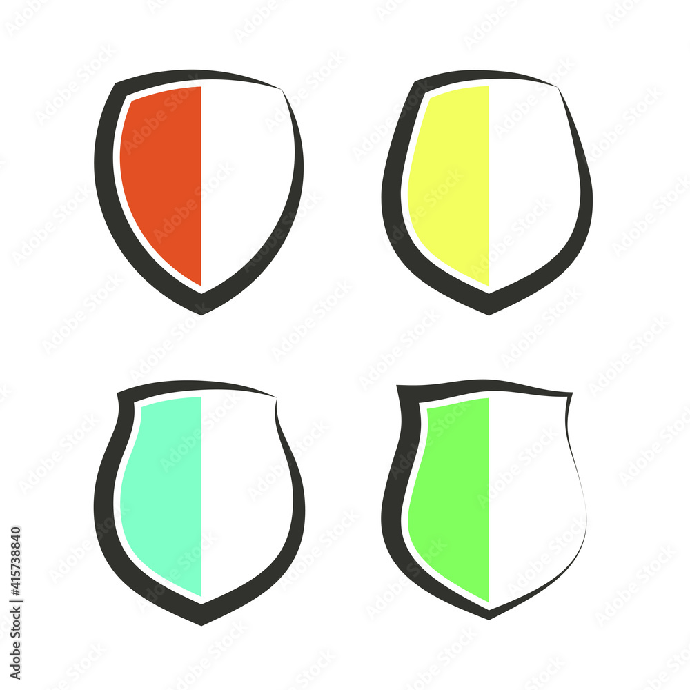 Protect guard shield plain line concept. Outline shield badge. Safety icon set. Privacy banner kit. Security label. Flat style protect sticker symbol shape. Safeguard simple sign. linear pictogram Protect guard shield plain line concept. Outline shield badge. Safety icon set. Privacy banner kit. Security label. Flat style protect sticker symbol shape. Safeguard simple sign. linear pictogram