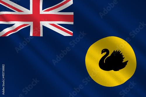 Flag of Western Australia © diquesvet