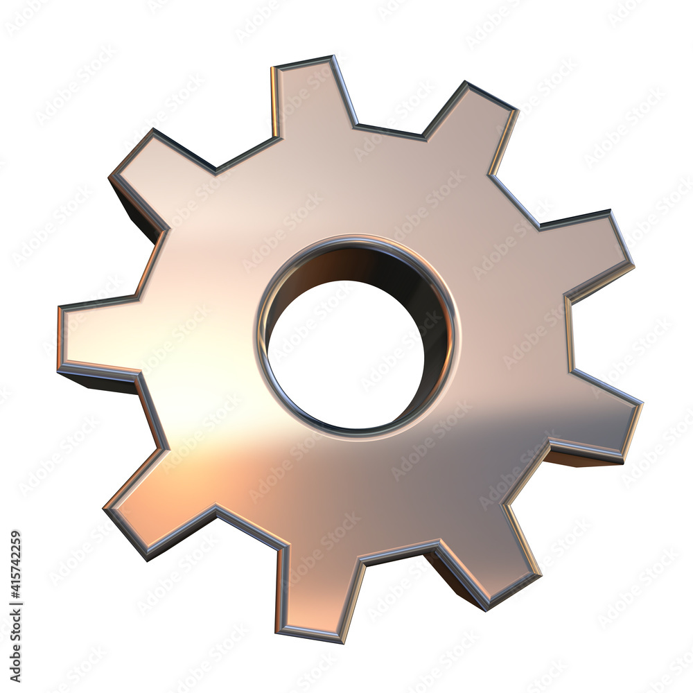 Metall Zahnrad. Metall Zahnrad.