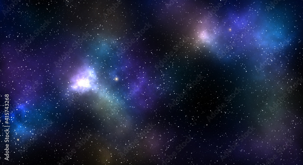 Obraz premium Galaxy and nebula . Starry outer space background texture.