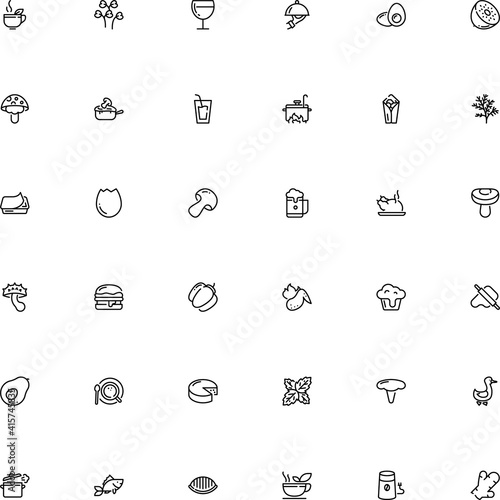 icon vector icon set such as: juicy, ginger, summer, modern, cep, coffeemaker, kebab, part, poisonous, foam, hamburger, half, shiitake, italian, ocean, hard, pizza, swim, view, easter, hold, soft