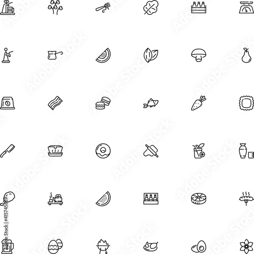 icon vector icon set such as: soju, company, sharp, bacon, veggie, machine, cappelletti, herb, rigate, culture, caraway, autumn, april, asia, fungi, wildlife, piece, cheeseburger, package, sale