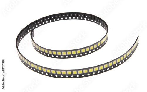 tape with leds isolated